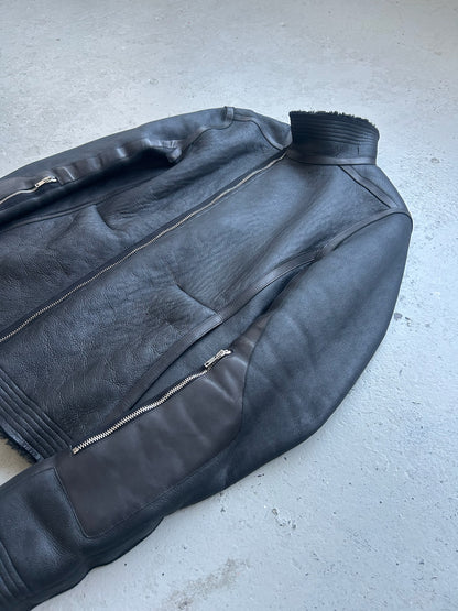 Rick Owens AW16 Mastadon Bauhaus Lamb Skin Shearling Jacket (50)
