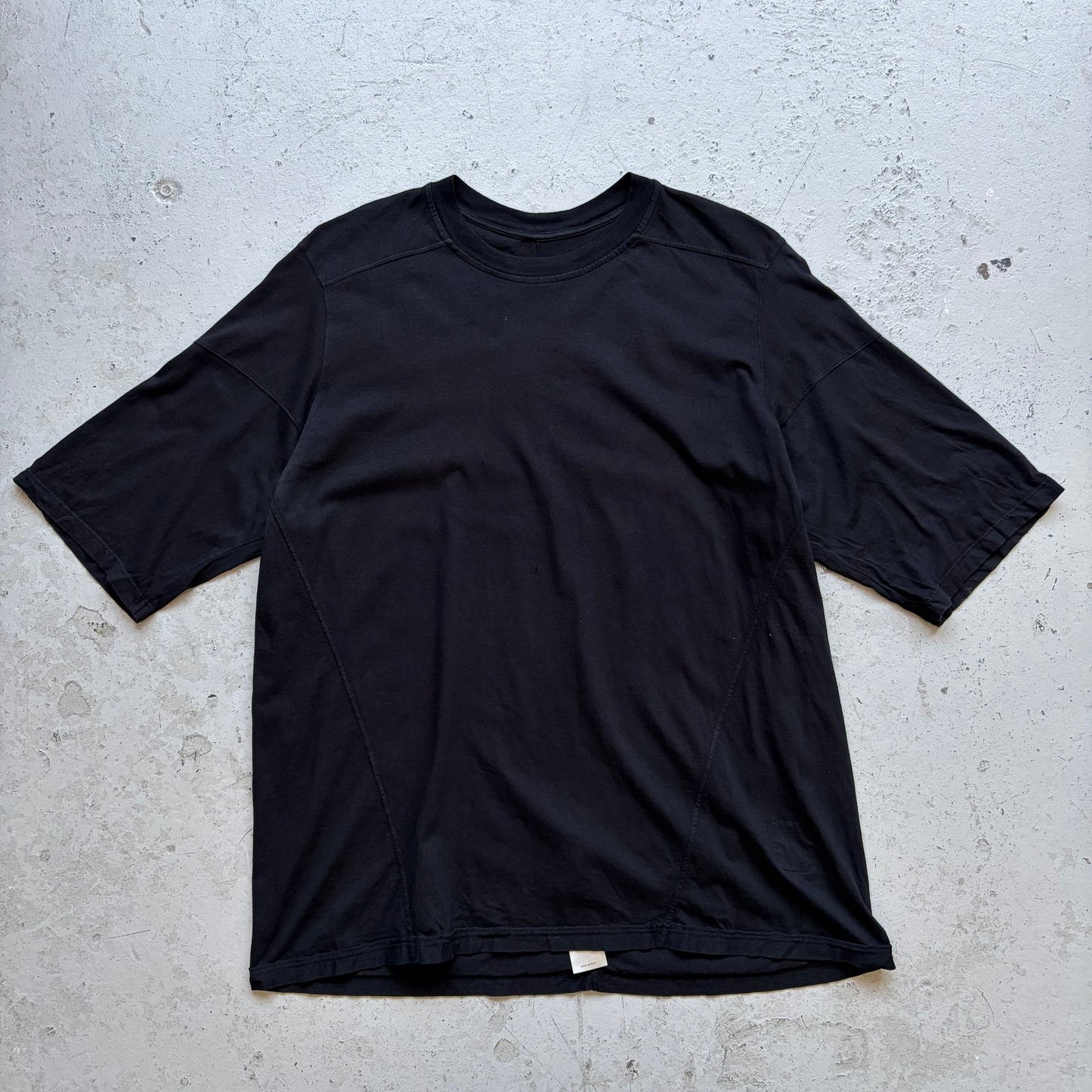 Rick Owens DRKSHDW SS22 Oversized Level Black Short Sleeve Shirt (UNI)