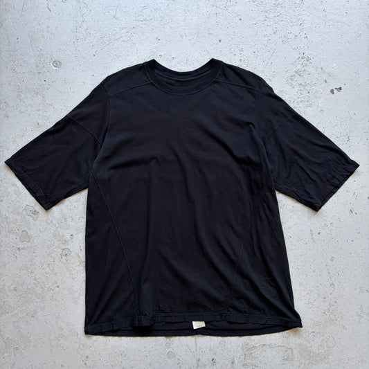 Rick Owens DRKSHDW SS22 Oversized Level Black Short Sleeve Shirt (UNI)