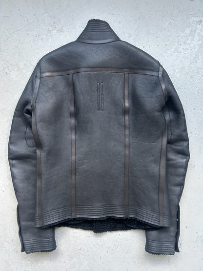 Rick Owens AW16 Mastadon Bauhaus Lamb Skin Shearling Jacket (50)