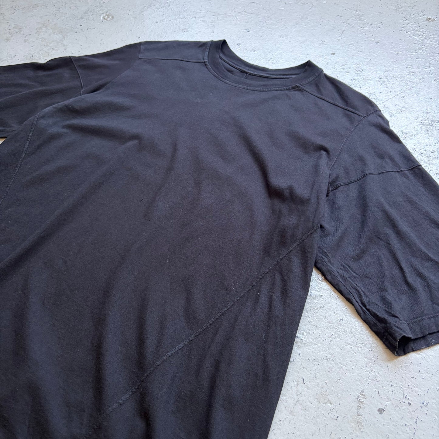 Rick Owens DRKSHDW SS22 Oversized Level Black Short Sleeve Shirt (UNI)