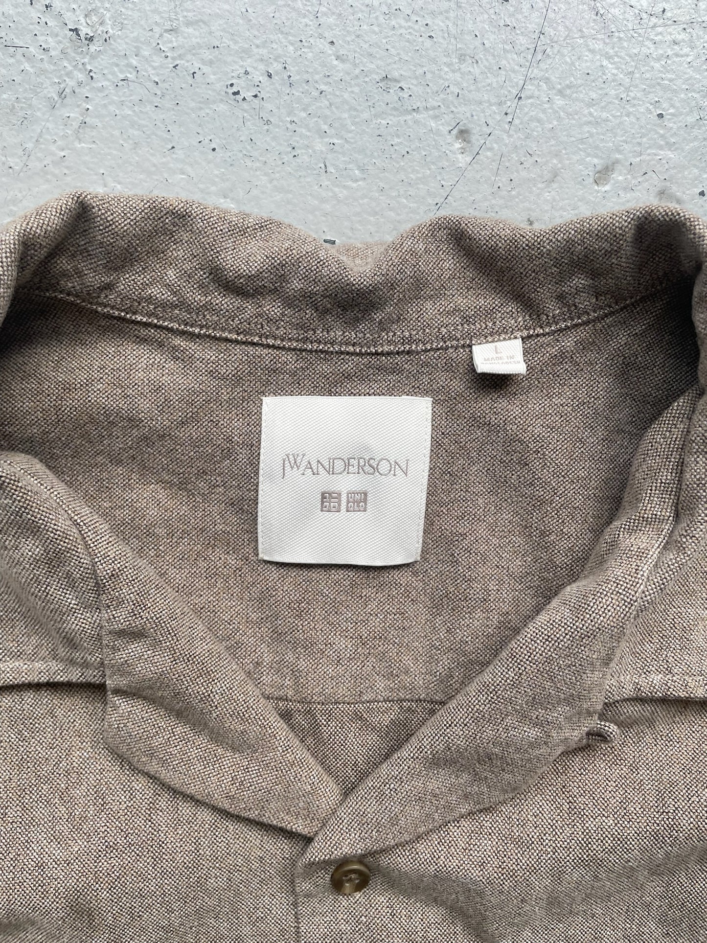 JW Anderson X Uniqlo Beige Work Shirt (L)