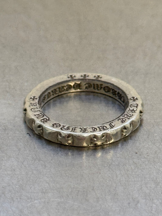 Chrome Hearts True Fucking Punk Plus Ring Silver (OS)