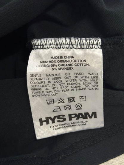 Hysteric Glamour PAM Black Short Sleeve Shirt (M)