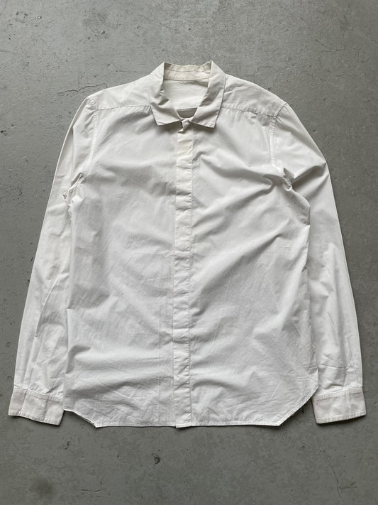 Rick Owens FOGACHINE FW20 Chalk White Button Up (52)