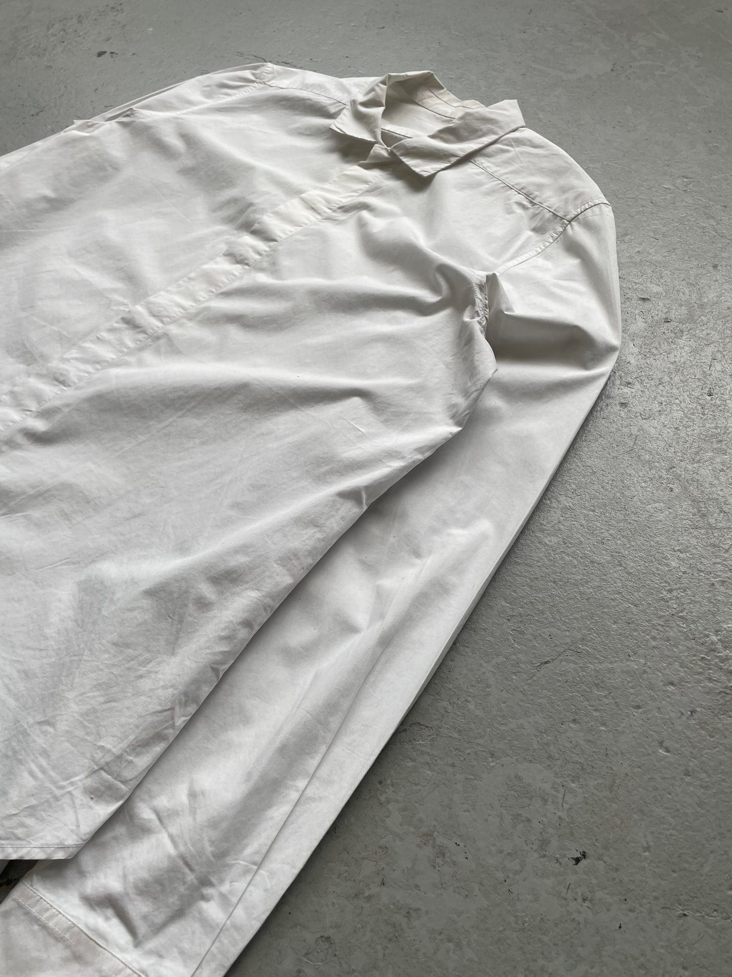 Rick Owens FOGACHINE FW20 Chalk White Button Up (52)
