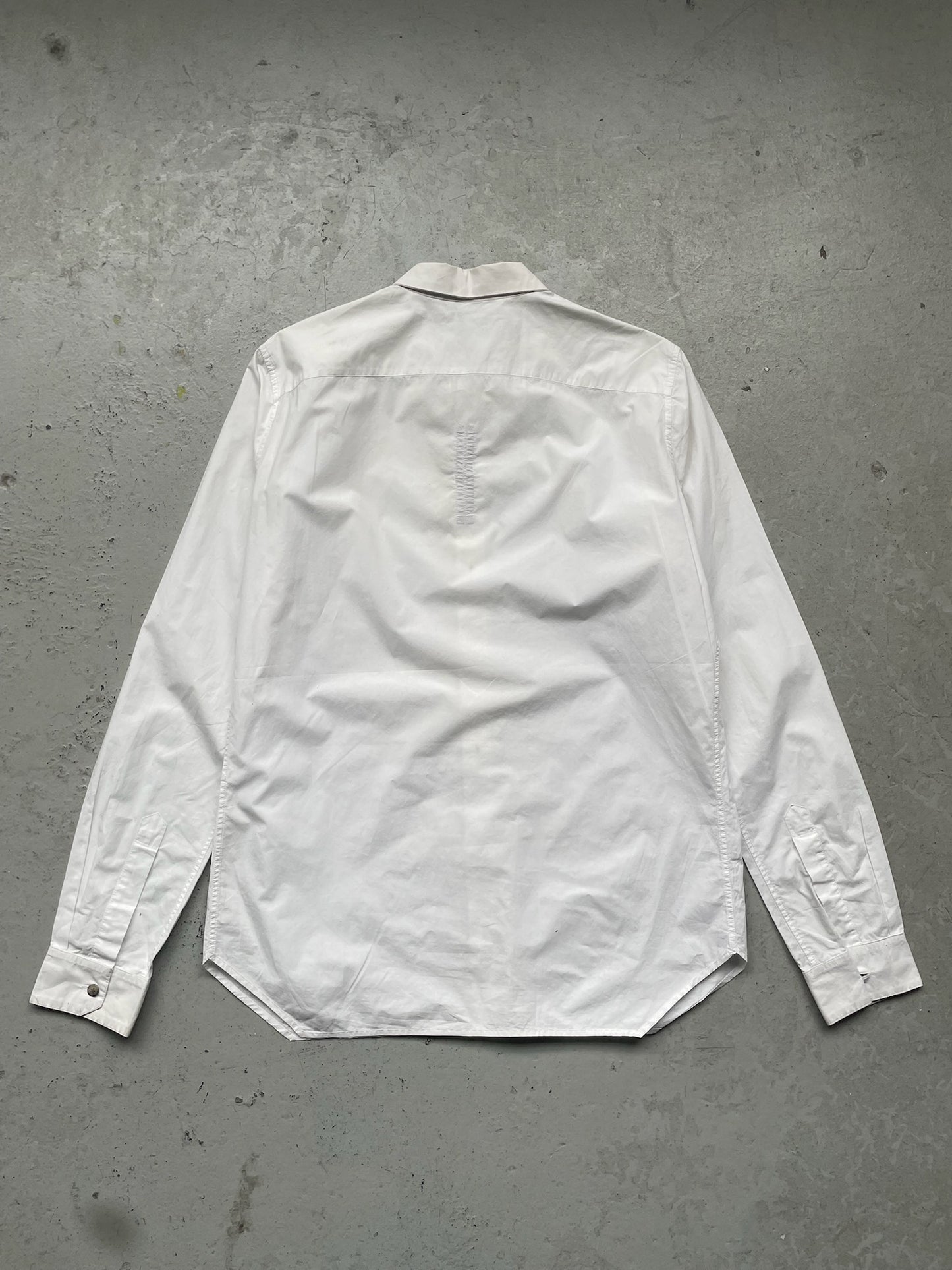 Rick Owens FOGACHINE FW20 Chalk White Button Up (52)
