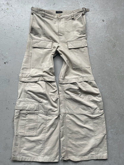 Balenciaga Flare Hybrid Cargo Pants (XS)