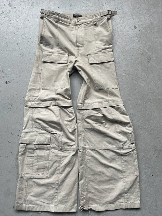 Balenciaga Flare Hybrid Cargo Pants (XS)