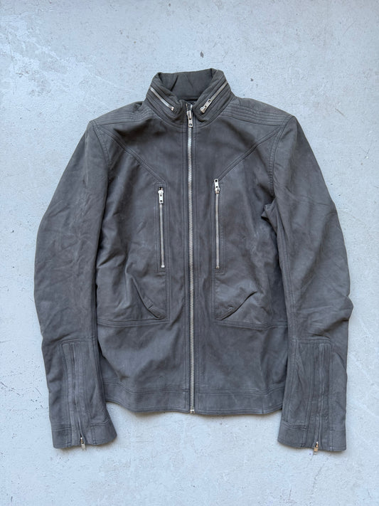 Rick Owens FW15 SPHINX Suede Lamb Leather Jacket (52)