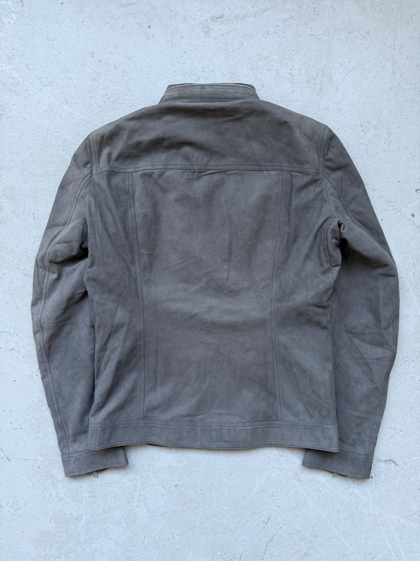 Rick Owens FW15 SPHINX Suede Lamb Leather Jacket (52)