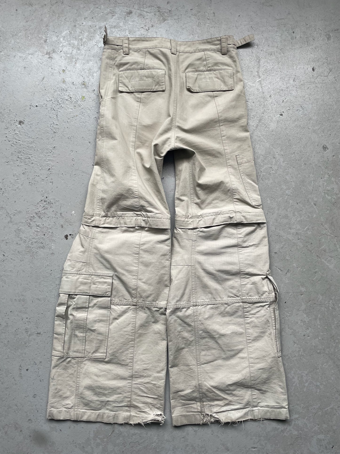Balenciaga Flare Hybrid Cargo Pants (XS)