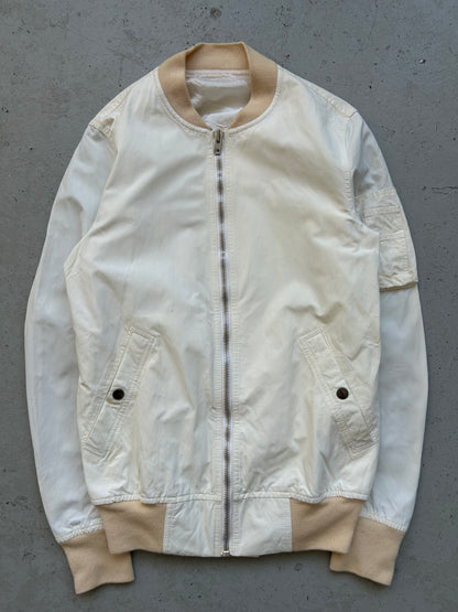 Rick Owens SS15 Faun Milk Cotton Nylon Blend Bomber (46)