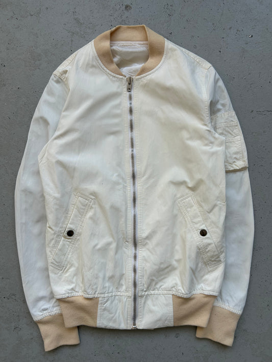 Rick Owens SS15 Faun Milk Cotton Nylon Blend Bomber (46)