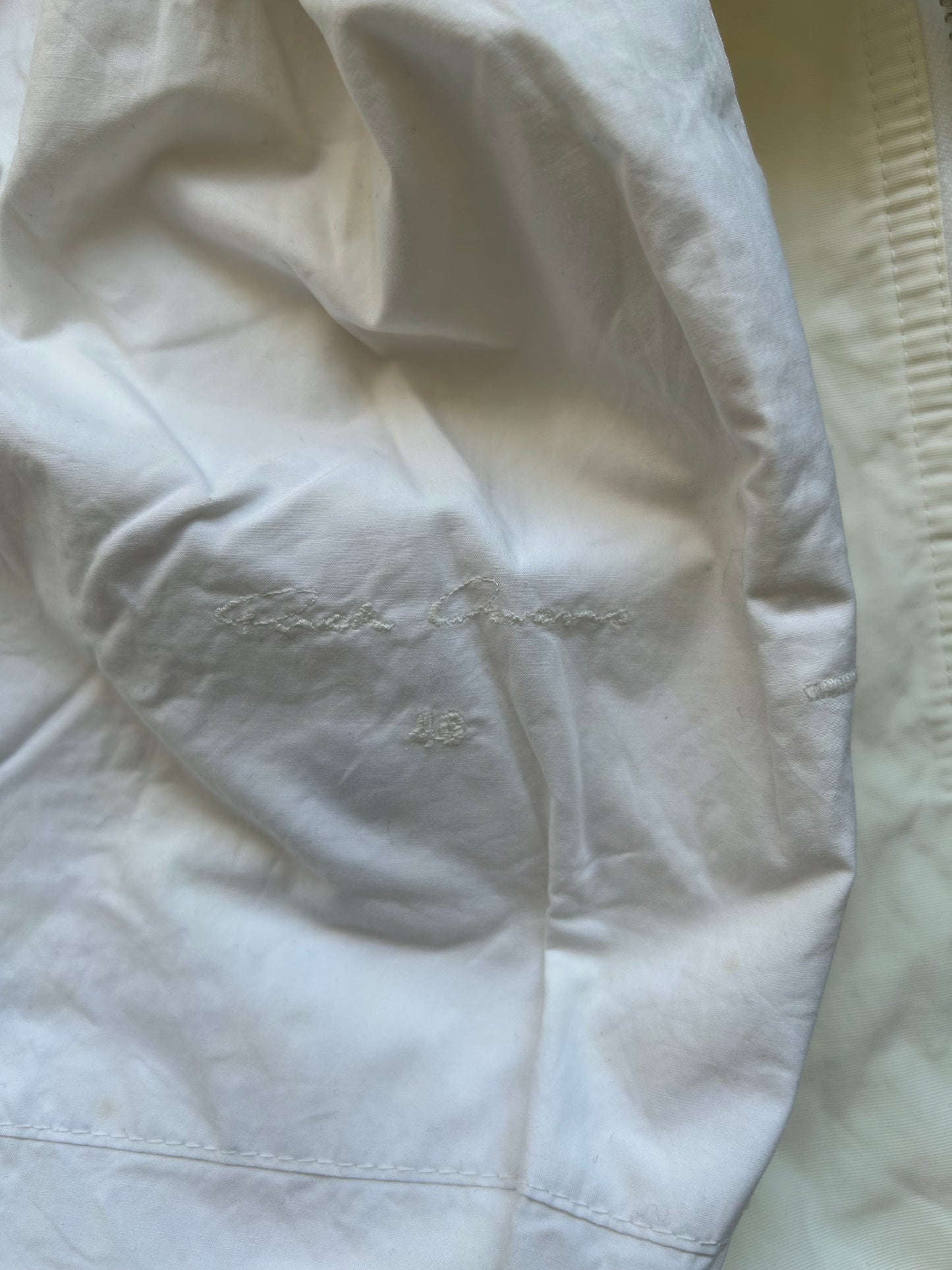 Rick Owens SS15 Faun Milk Cotton Nylon Blend Bomber (46)