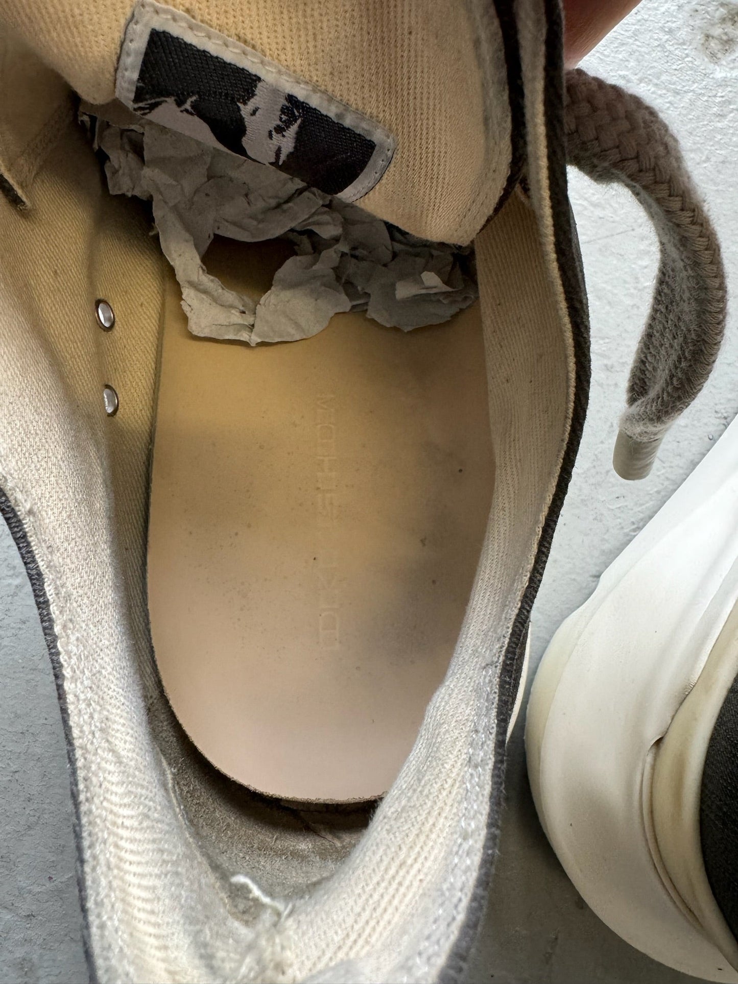 Rick Owens Drkshdw Abstract Jumbo Laced Low Top Sneakers (45)