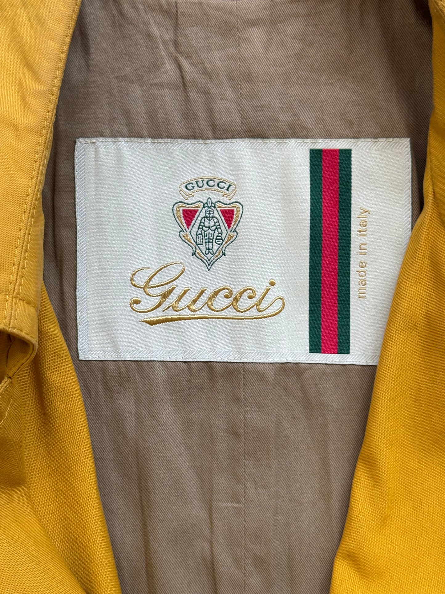 Gucci Tom Ford Yellow Long Coat (46)