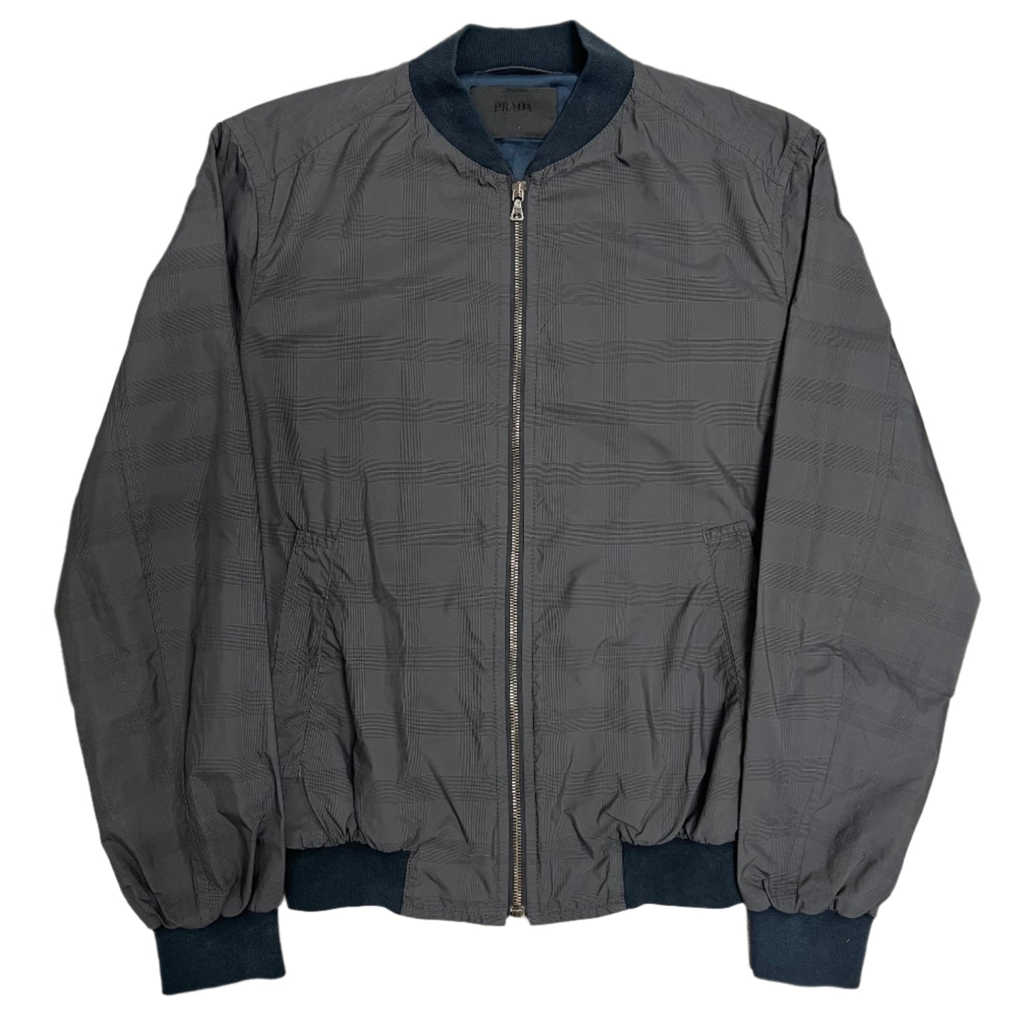 Prada Vintage Black Bomber Jacket (M)