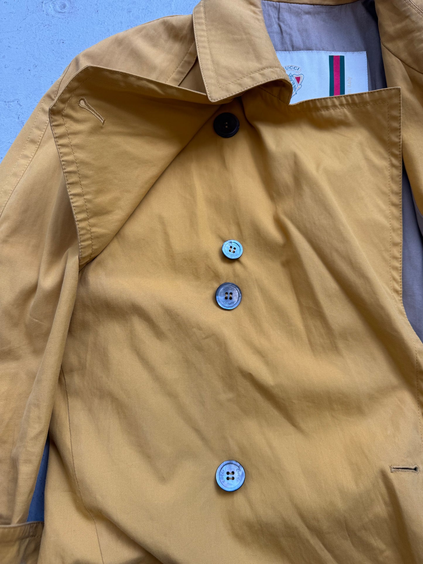 Gucci Tom Ford Yellow Long Coat (46)