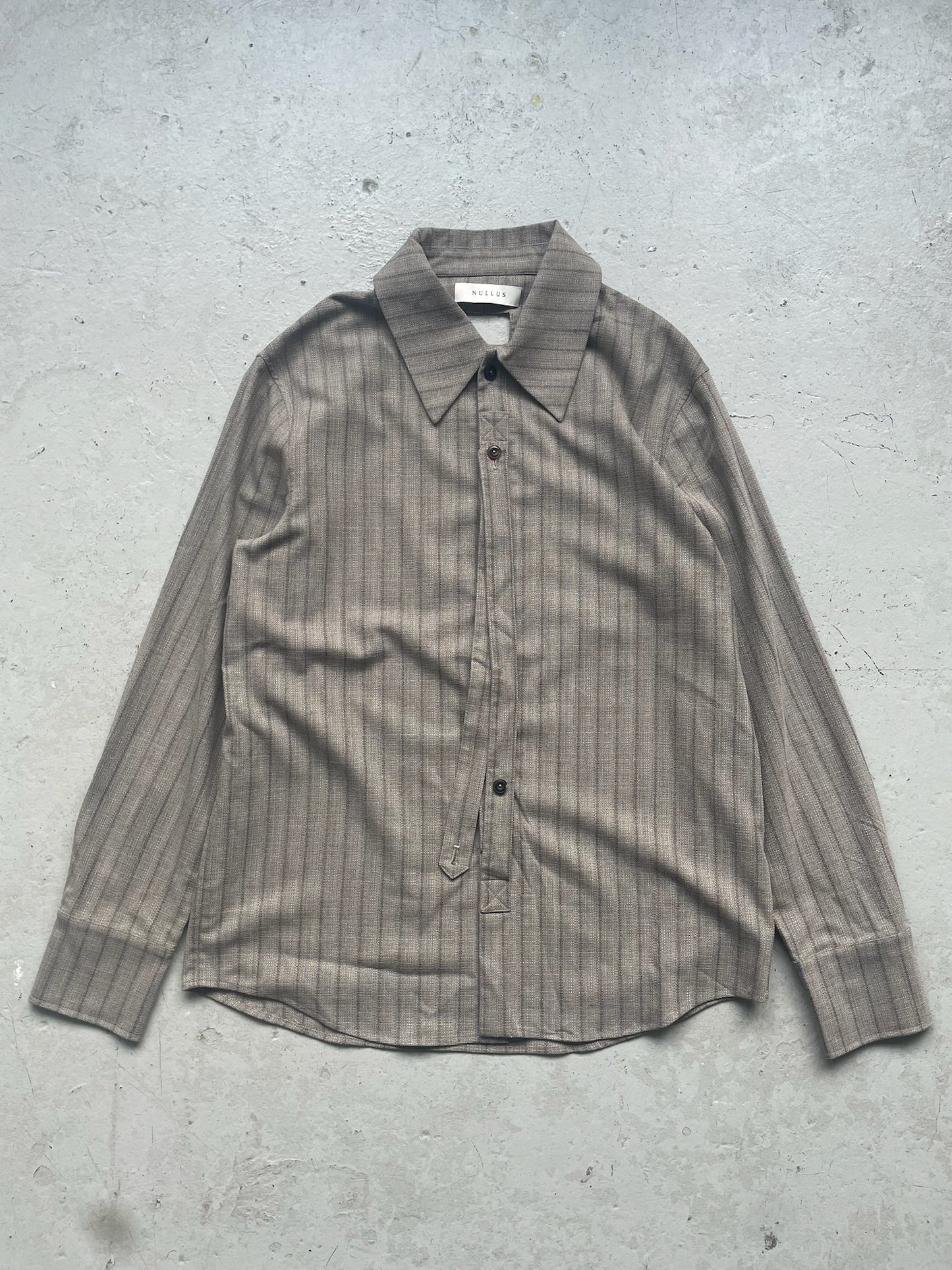 Nullus Striped Button Up Shirt (3)