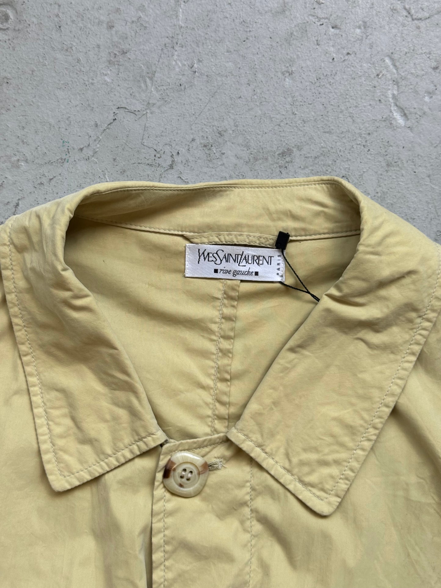 Yves Saint Laurent Tan Long Coat (L)