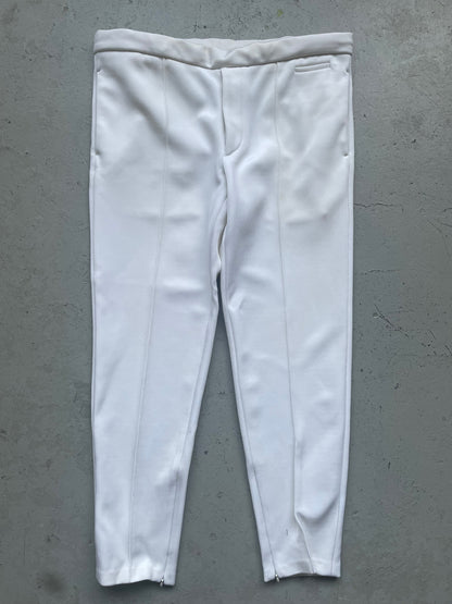 Prada White Trousers (48)