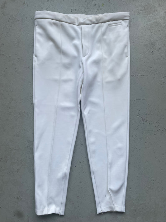 Prada White Trousers (48)