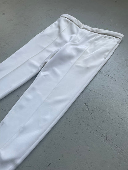 Prada White Trousers (48)