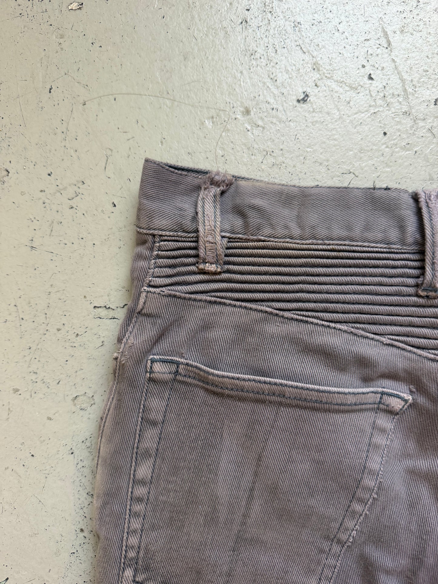 Balmain FW11 Decarnin Grey Biker Denim (30)