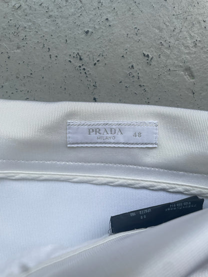 Prada White Trousers (48)