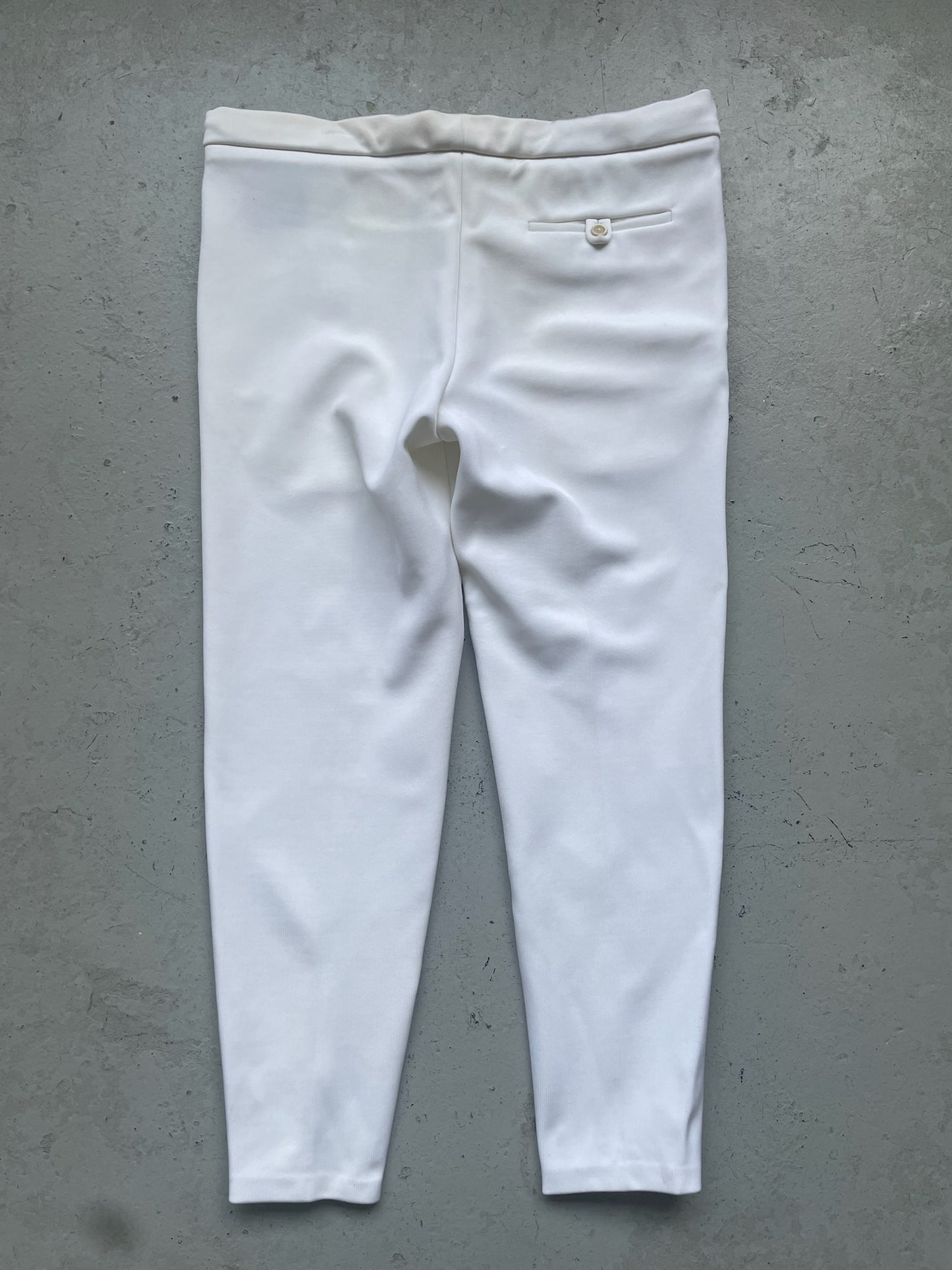 Prada White Trousers (48)