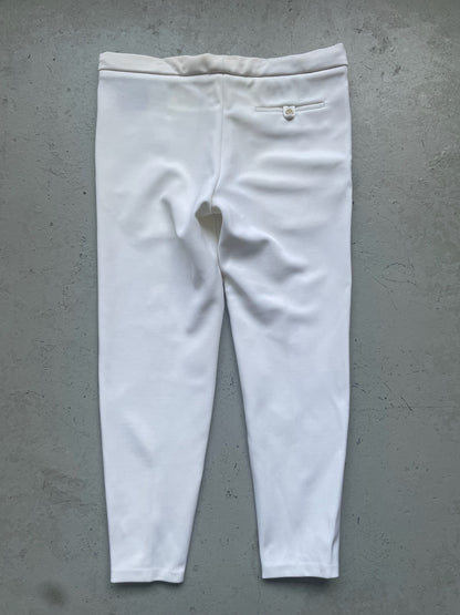 Prada White Trousers (48)