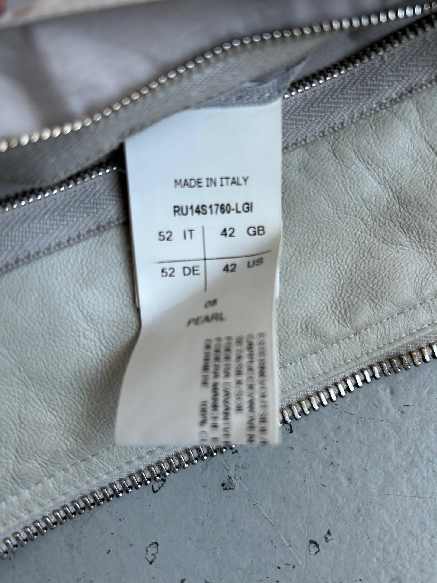 Rick Owens SS14 Vicious Lamb Leather Jacket (52)