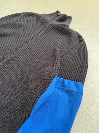 Balenciaga Knit Zip Up Blue Sleeves (M)
