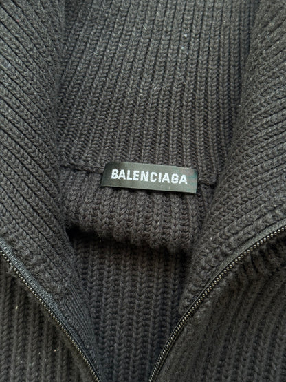 Balenciaga Knit Zip Up Blue Sleeves (M)