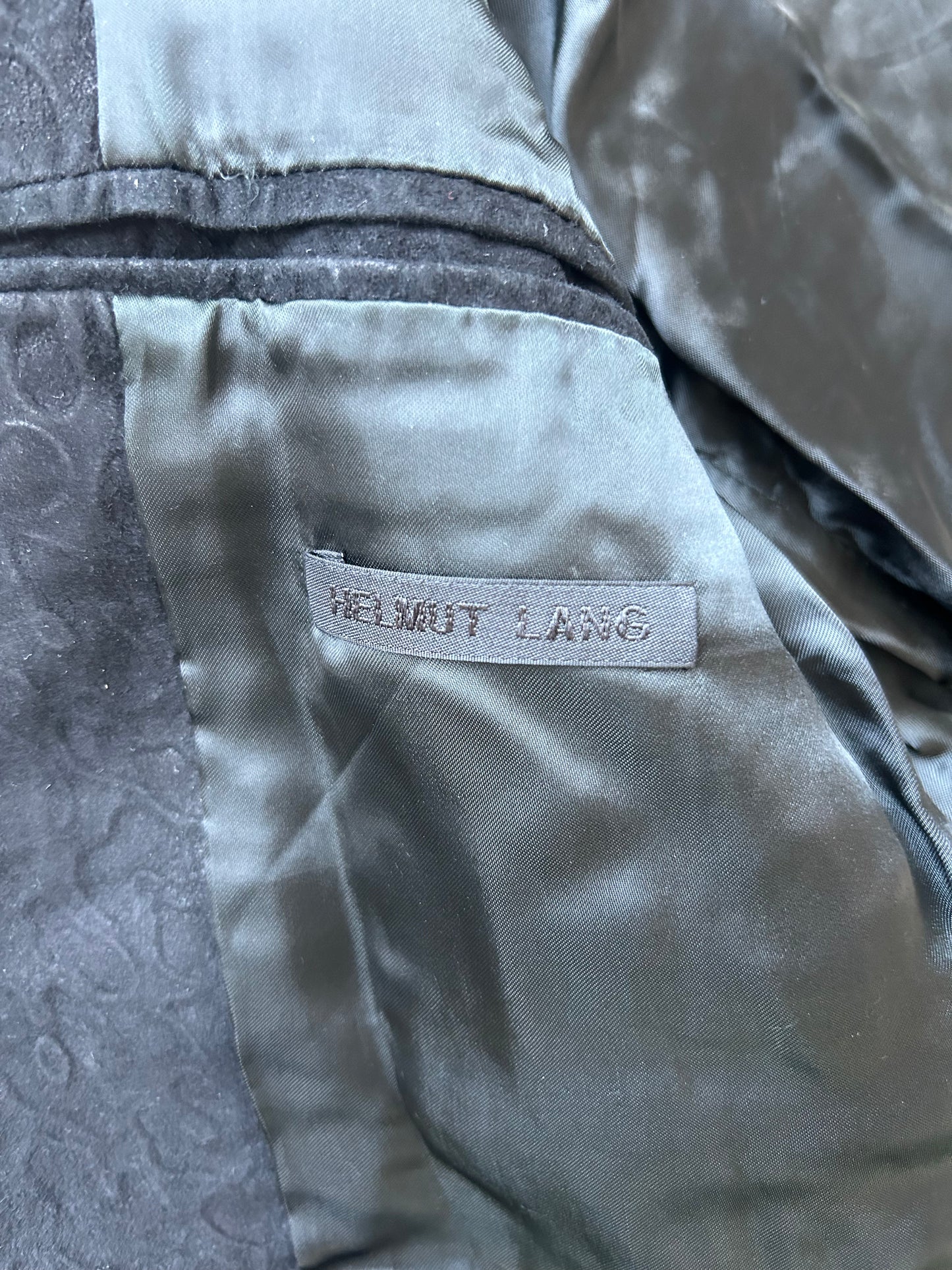 Helmut Lang FW01 Suede Blazer (50)