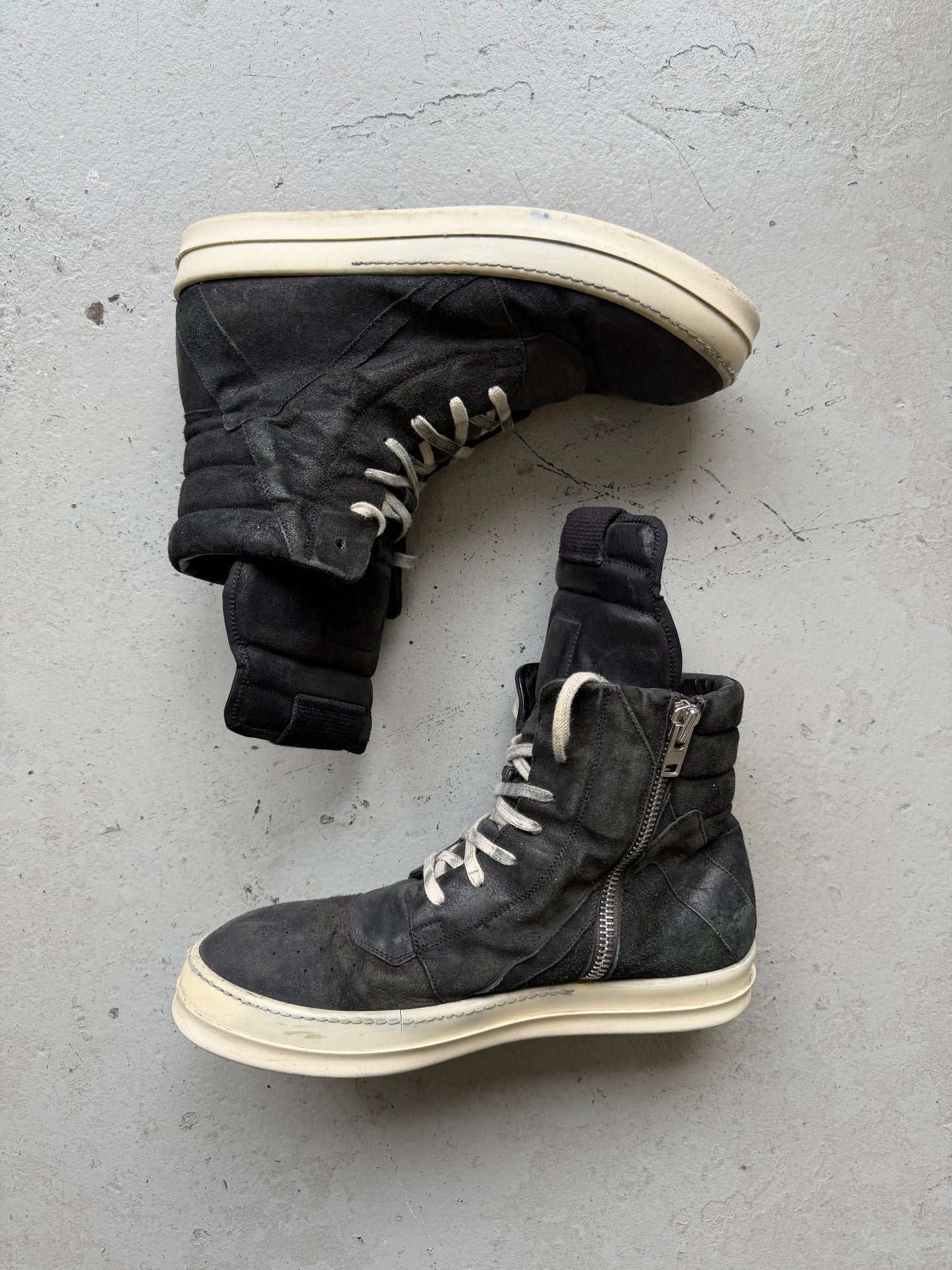 Rick Owens DRKSHDW SS12 Faun Reverse Leather Geobaskets (43)