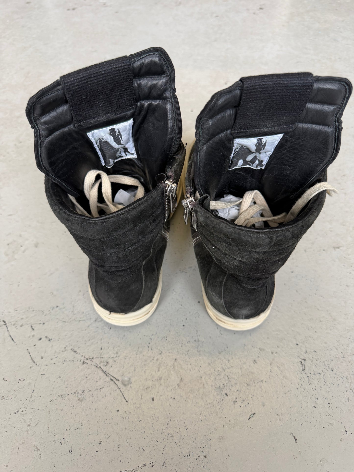Rick Owens DRKSHDW SS12 Faun Reverse Leather Geobaskets (43)