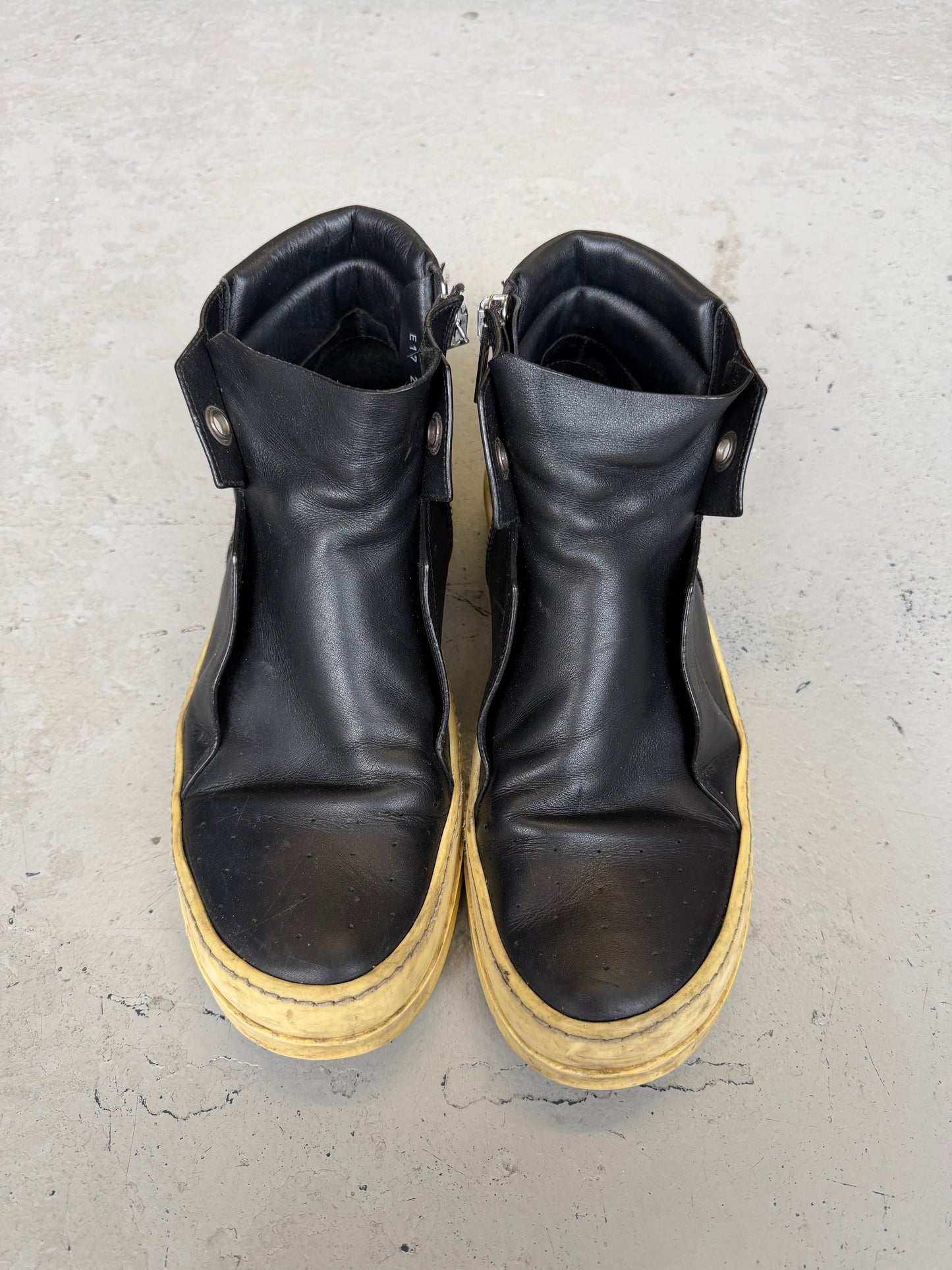 Rick Owens SS17 WALRUS Oiled Calf Leather Island Dunks (46)