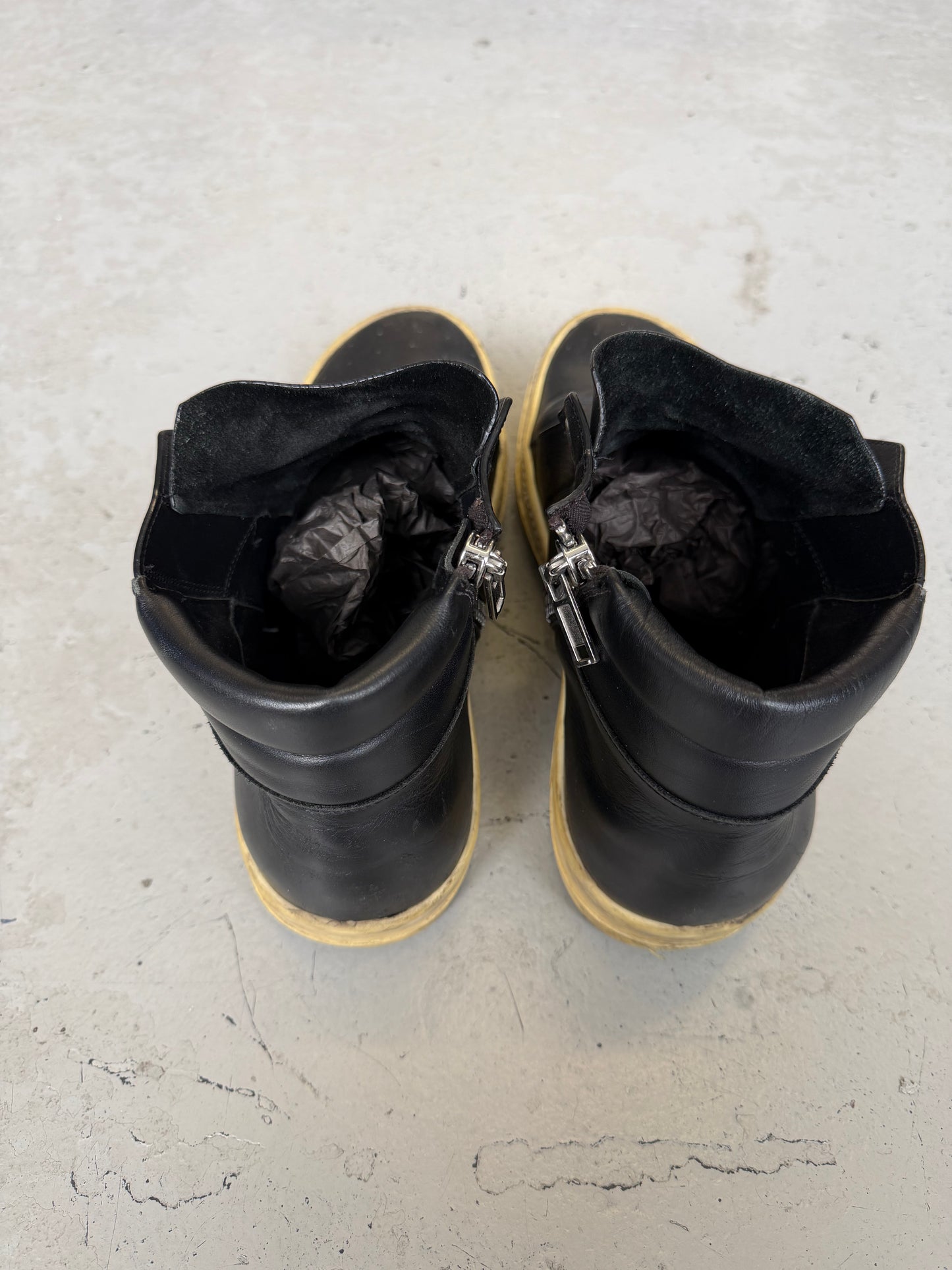 Rick Owens SS17 WALRUS Oiled Calf Leather Island Dunks (46)