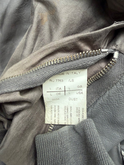 Rick Owens SS09 STRUTTER Lamb Leather High-Neck Jacket (L)