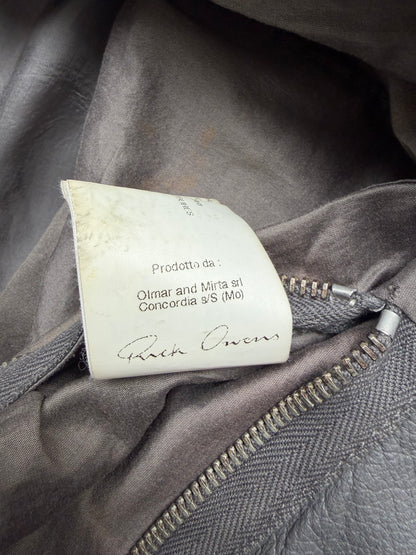 Rick Owens SS09 STRUTTER Lamb Leather High-Neck Jacket (L)