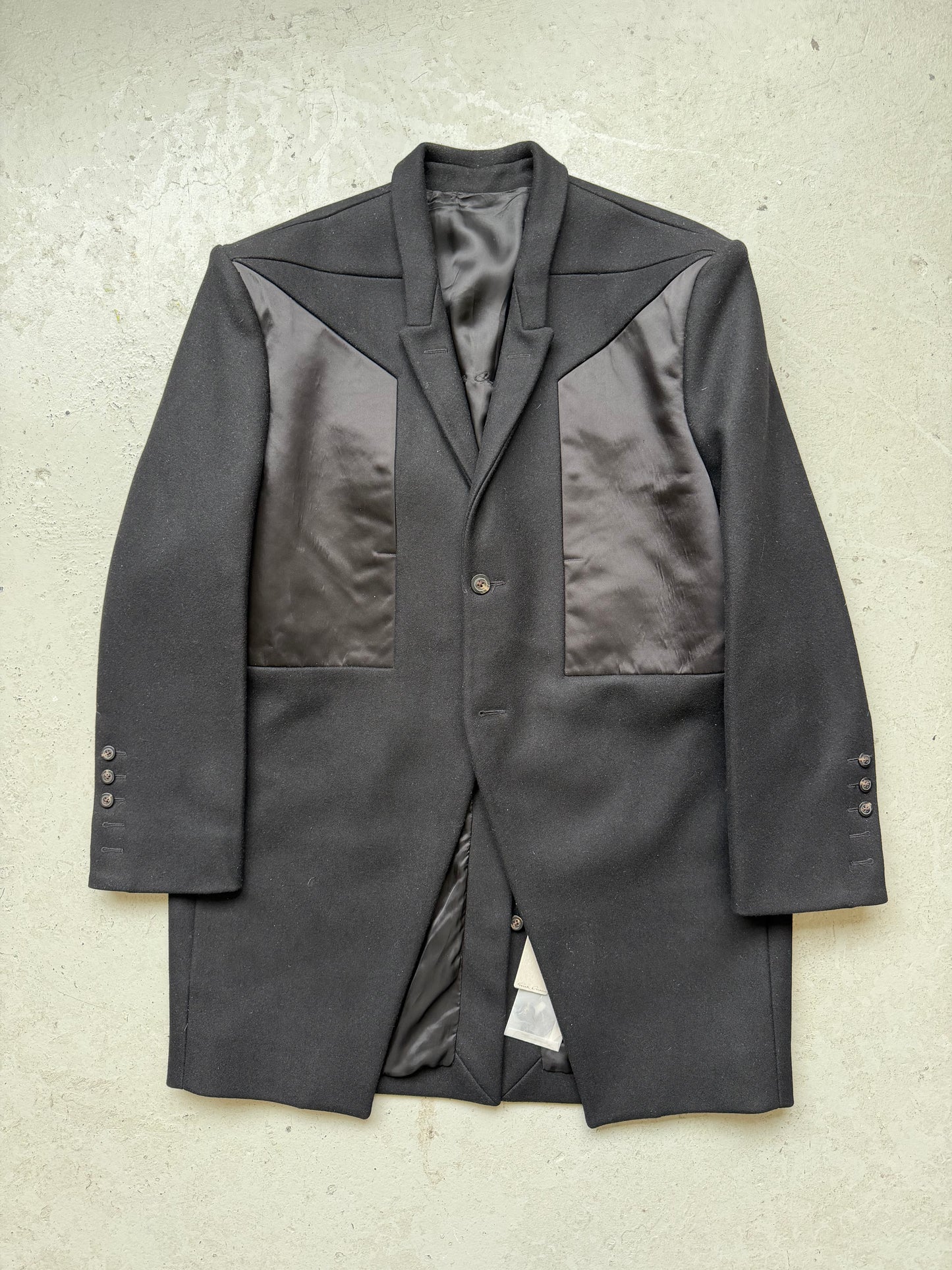 Rick Owens Runway FW22 STROBE Heavy Jumbo Tatlin Wool Jacket (48)