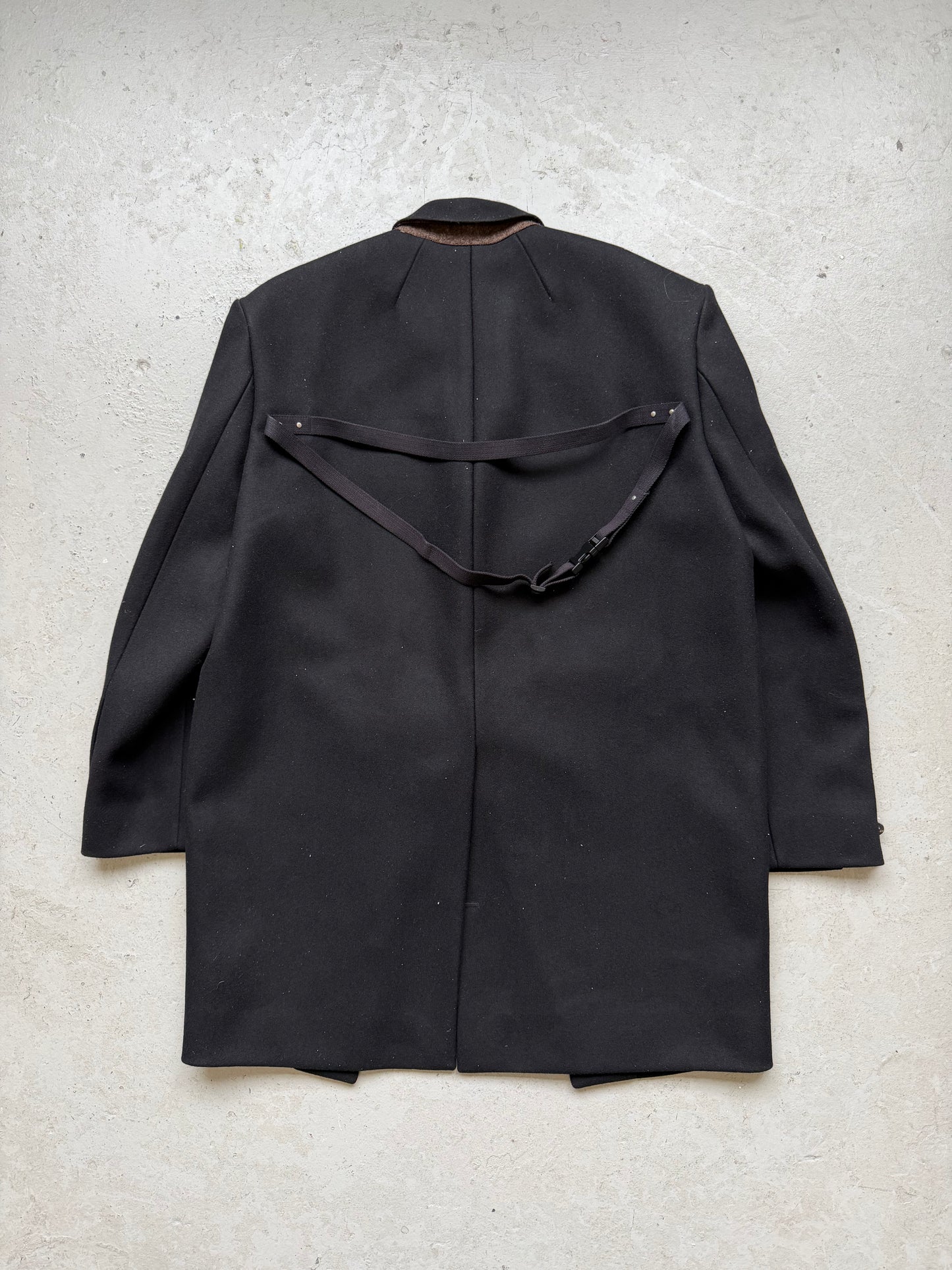 Rick Owens Runway FW22 STROBE Heavy Jumbo Tatlin Wool Jacket (48)