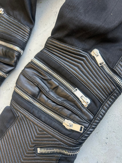 Saint Laurent Paris D04 Denim Biker Pants (29)