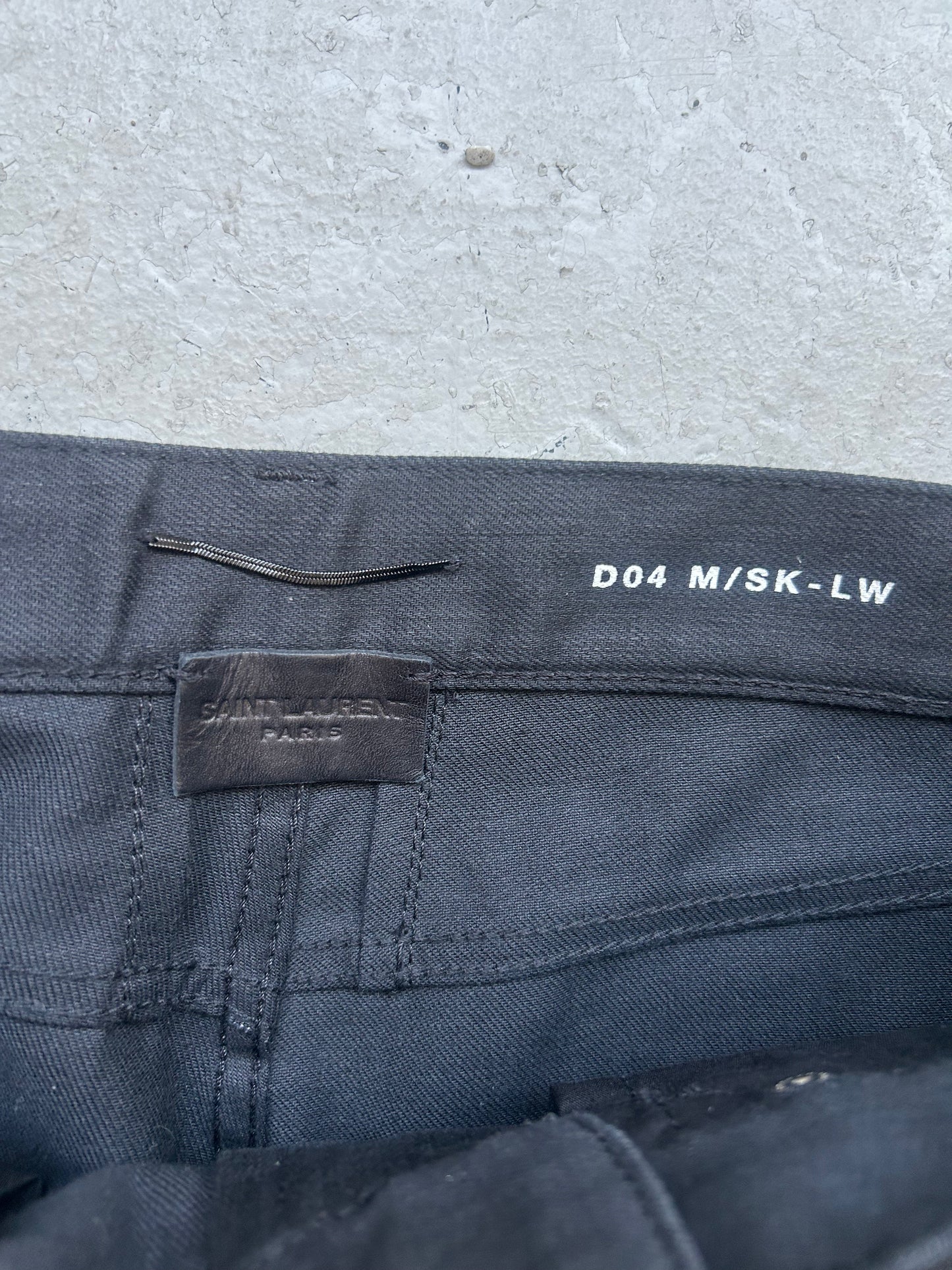 Saint Laurent Paris D04 Denim Biker Pants (29)