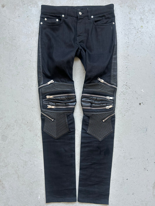 Saint Laurent Paris D04 Denim Biker Pants (29)