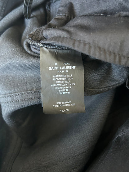 Saint Laurent Paris D04 Denim Biker Pants (29)
