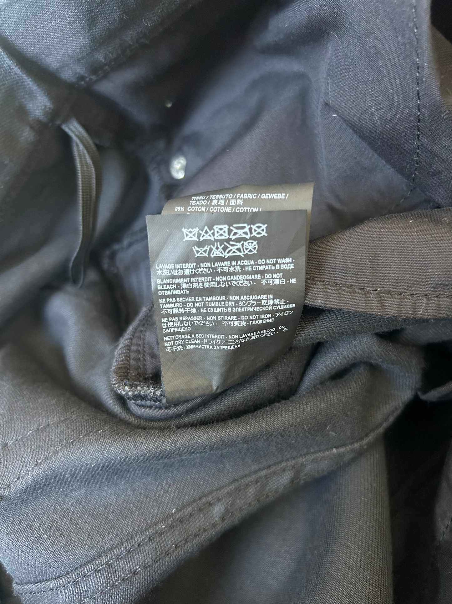 Saint Laurent Paris D04 Denim Biker Pants (29)