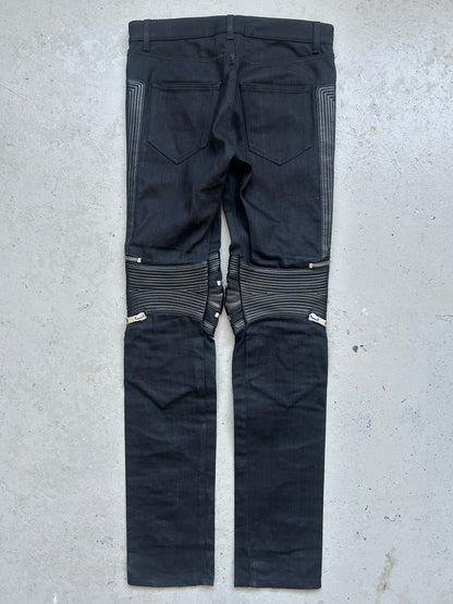 Saint Laurent Paris D04 Denim Biker Pants (29)